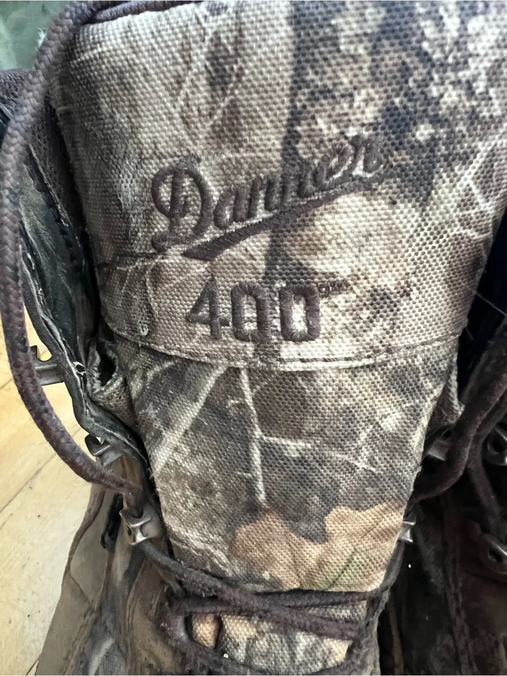 Danner Realtree Camo Lace-Up Hunting Boots in Brown